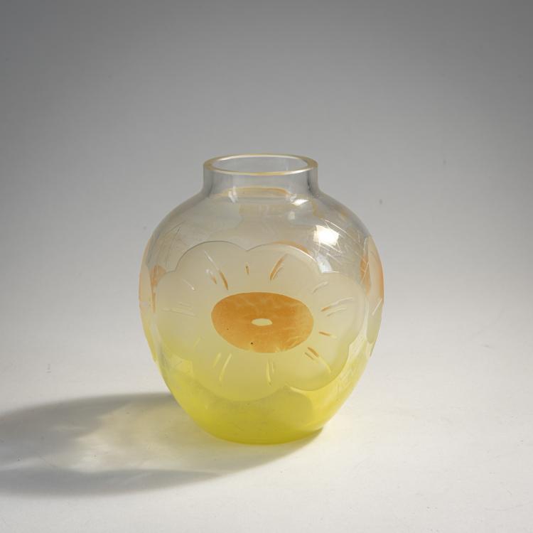 Hauptbild zu Objekt, Kleine Vase, um 1930, Schneider, Epinay-sur-Seine, 174A 195