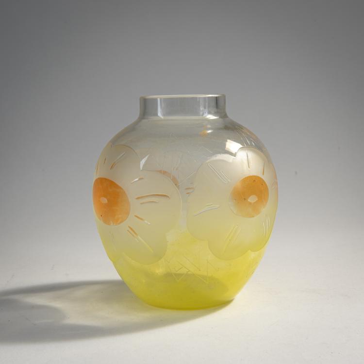 Bild 1 zu Objekt, Kleine Vase, um 1930, Schneider, Epinay-sur-Seine, 174A 195