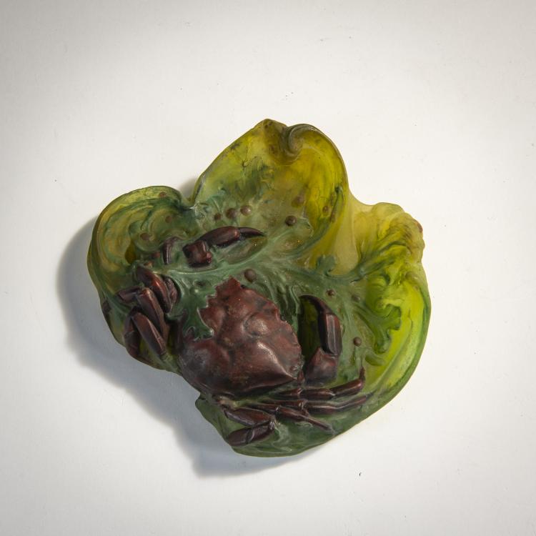 Hauptbild zu Objekt, 'Cendrier au crabe', c. 1909, Amalric Walter, Daum Fr&egrave;res, Nancy, 174A 73