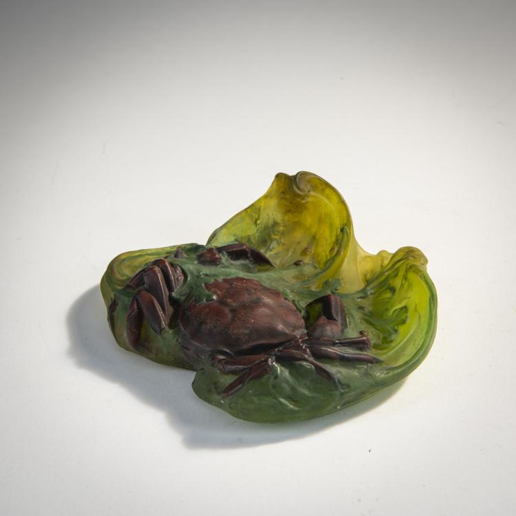 Bild 2 zu Objekt, 'Cendrier au crabe', c. 1909, Amalric Walter, Daum Fr&egrave;res, Nancy, 174A 73