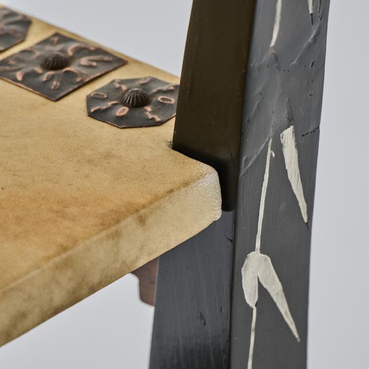 Bild 6 zu Objekt, Stuhl 'Sabre', um 1900, Carlo Bugatti, Bugatti & Cie., Mailand, 174A 332