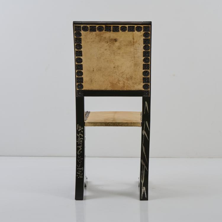 Bild 11 zu Objekt, Stuhl 'Sabre', um 1900, Carlo Bugatti, Bugatti & Cie., Mailand, 174A 332