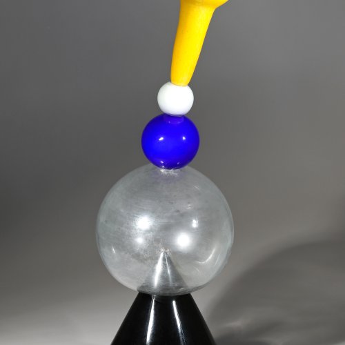 Peter Shire, Vistosi. What's Outside, Glass Object. Ca. 1988. H. 50 cm