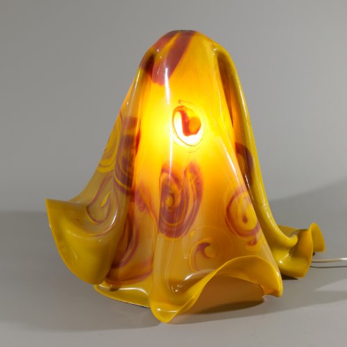 Gaetano Pesce, Fish Design, Tischleuchte Modell Rag Lamp Nr. 76