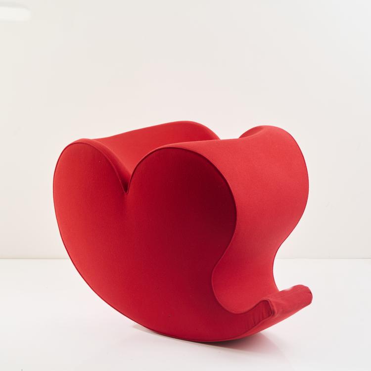 Hauptbild zu Objekt, 'Soft Heart' rocking chair, 1991 (design), Ron Arad, Moroso, Tavagnacco, 175A 4