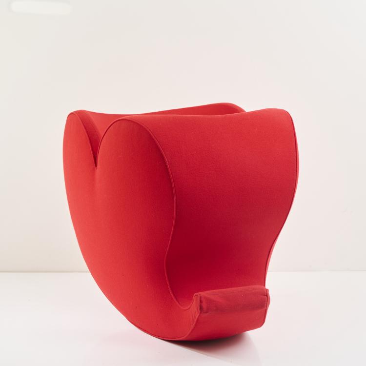Bild 3 zu Objekt, 'Soft Heart' rocking chair, 1991 (design), Ron Arad, Moroso, Tavagnacco, 175A 4