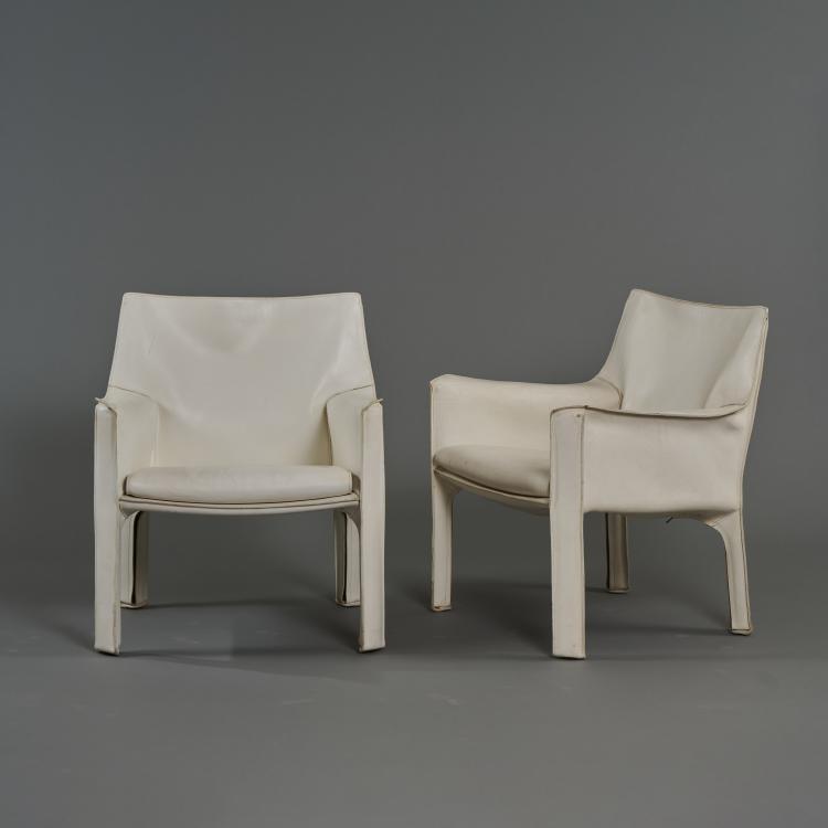Bild 1 zu Objekt, Two 'CAB 413' armchairs, 1977 (design), Mario Bellini, Cassina, Mailand / Milan, 175A 65