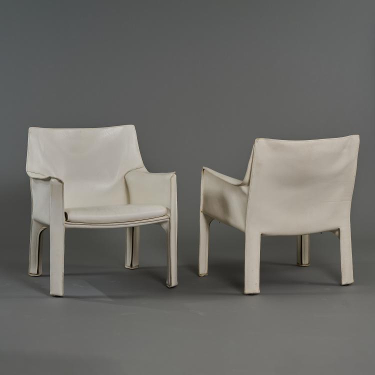 Bild 2 zu Objekt, Two 'CAB 413' armchairs, 1977 (design), Mario Bellini, Cassina, Mailand / Milan, 175A 65