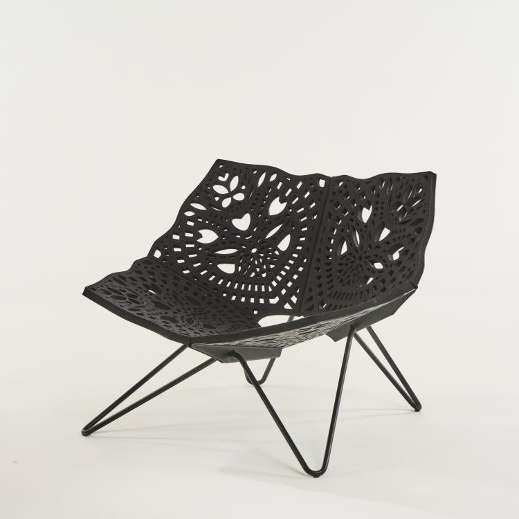 Hauptbild zu Objekt, 'Prince' easy chair, 2001 (design), Louise Campbell, Hay, Kopenhagen, 175A 57