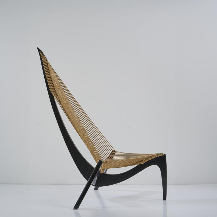 Hauptbild zu Objekt, 'Harp Chair', 1963, J&oslash;rgen H&oslash;velskov, Christensen & Larsen, Kopenhagen, 174B 658