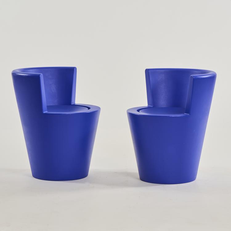 Bild 1 zu Objekt, Two 'Tube Chairs', 2004 (design), Tom Dixon, Cappellini, Mailand / Milan, 175A 80