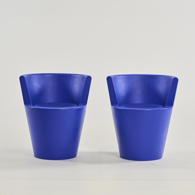 Bild 2 zu Objekt, Two 'Tube Chairs', 2004 (design), Tom Dixon, Cappellini, Mailand / Milan, 175A 80