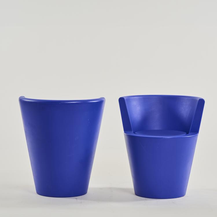 Bild 3 zu Objekt, Two 'Tube Chairs', 2004 (design), Tom Dixon, Cappellini, Mailand / Milan, 175A 80