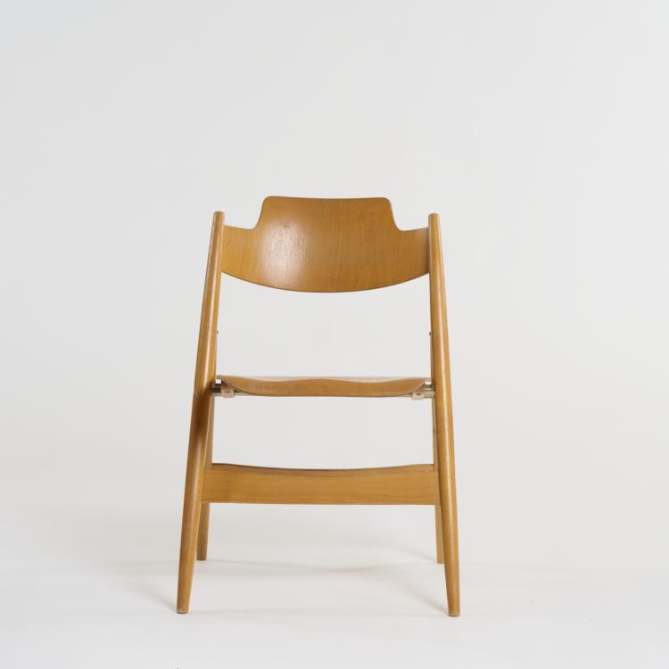 Bild 5 zu Objekt, Four 'SE 18' folding chairs, 1952 (design), Egon Eiermann, Wilde + Spieth, Esslingen, 175A 23
