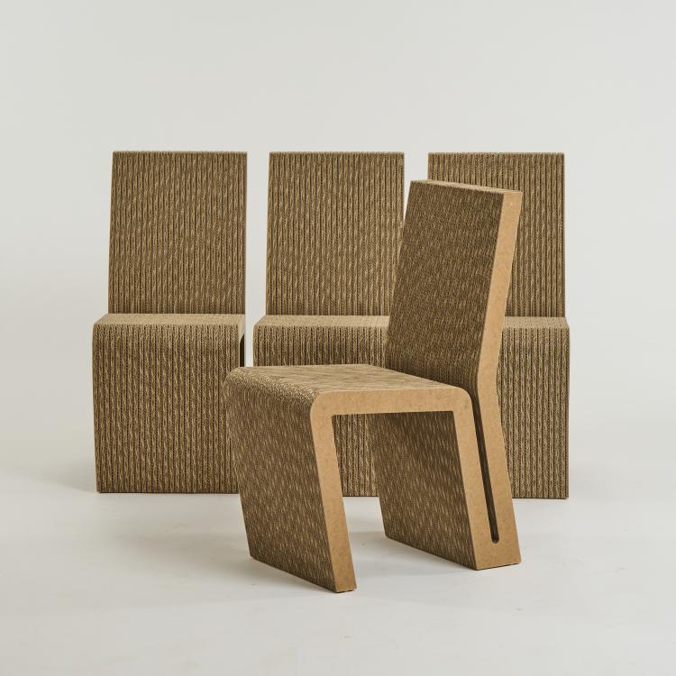 Bild 1 zu Objekt, Four 'Side Chairs', 1972 (design), Frank O. Gehry, Vitra, Birsfelden, 175A 37