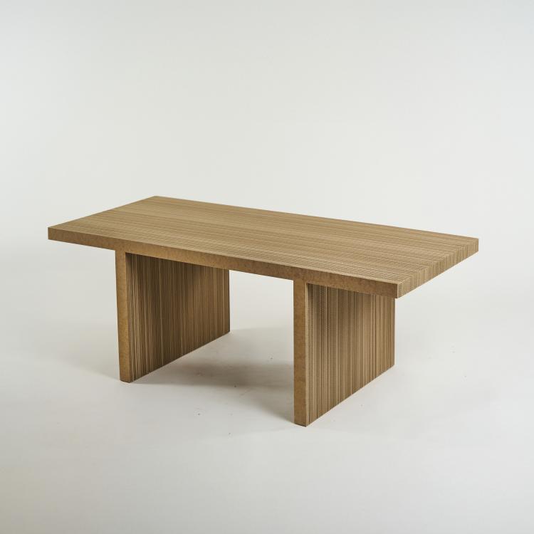 Hauptbild zu Objekt, 'Dining Table', 1972 (design), Frank O. Gehry, Vitra, Birsfelden, 175A 36