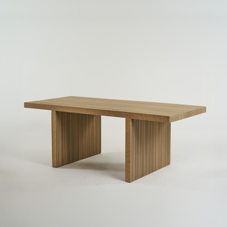 Bild 1 zu Objekt, 'Dining Table', 1972 (design), Frank O. Gehry, Vitra, Birsfelden, 175A 36