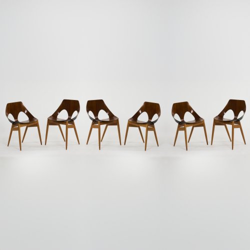 Sechs Stühle 'Jason Chair', 1950/51 (Entwurf)