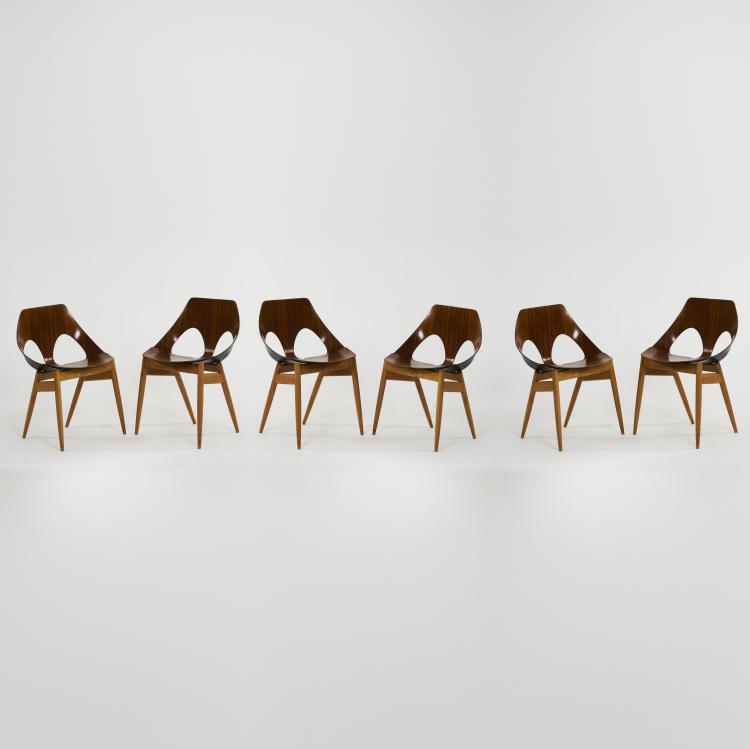 Hauptbild zu Objekt, Six 'Jason' chairs, 1950/51 (design), Carl Jacobs, Kandya Ltd., Middlesex, 175A 27