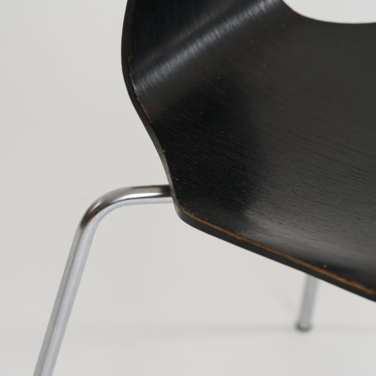 Bild 3 zu Objekt, Two '3103' chairs, 1955 (design), Arne Jacobsen, Hansen, Fritz, Kopenhagen, 175A 30