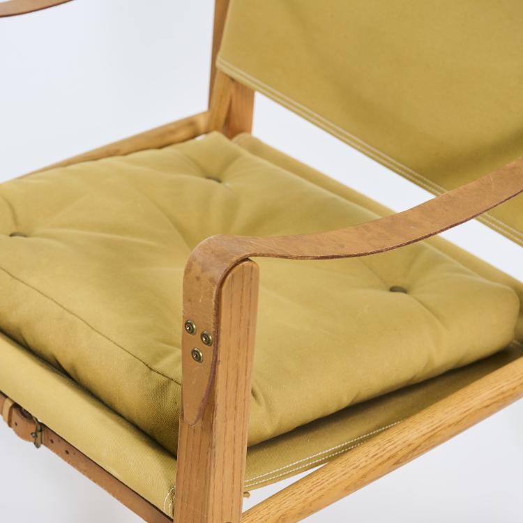 Bild 4 zu Objekt, Two 'Safari' armchairs with footstools, 1933 (design), Kaare Klint, Rasmussen, Rud., Snedkerier Aps, Kopenhagen, 175A 22