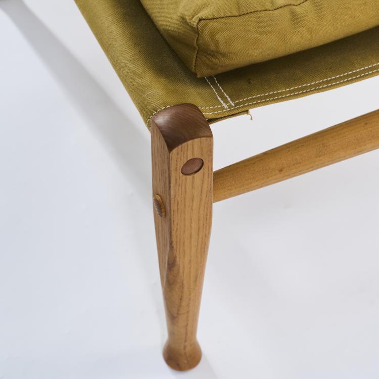 Bild 5 zu Objekt, Two 'Safari' armchairs with footstools, 1933 (design), Kaare Klint, Rasmussen, Rud., Snedkerier Aps, Kopenhagen, 175A 22