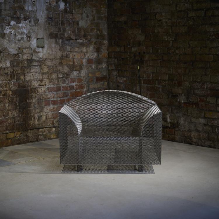 Hauptbild zu Objekt, Armlehnsessel 'How High The Moon', 1986 (Entwurf), Shiro Kuramata, Vitra, Birsfelden, 175A 50