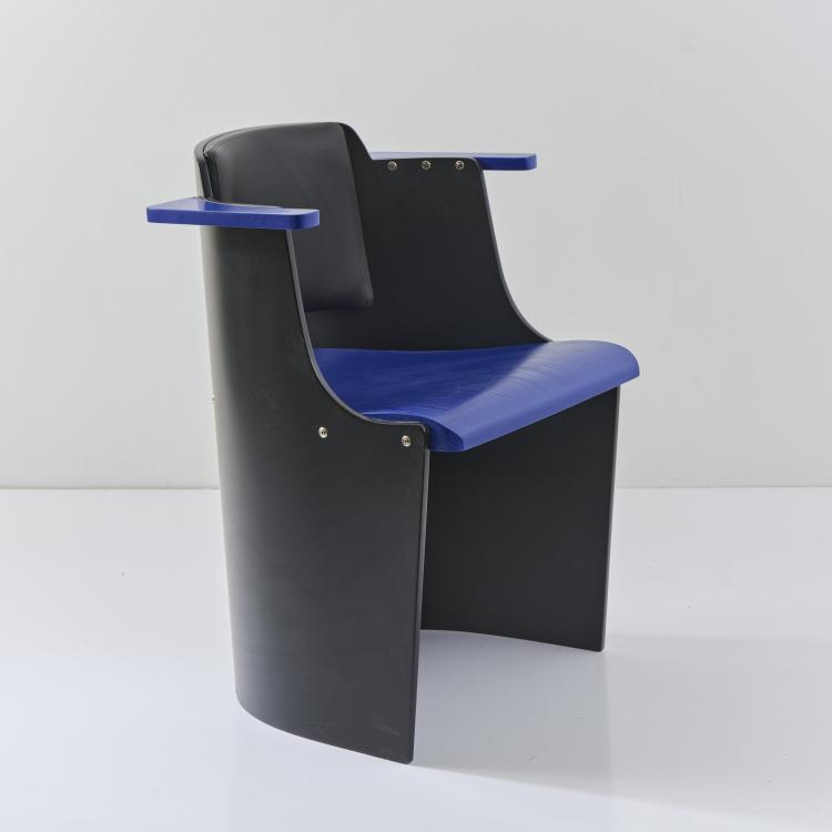 Hauptbild zu Objekt, 'D61' armchair, 1928 (design), El Lissitzky, Tecta, Lauenf&ouml;rde, 175A 17