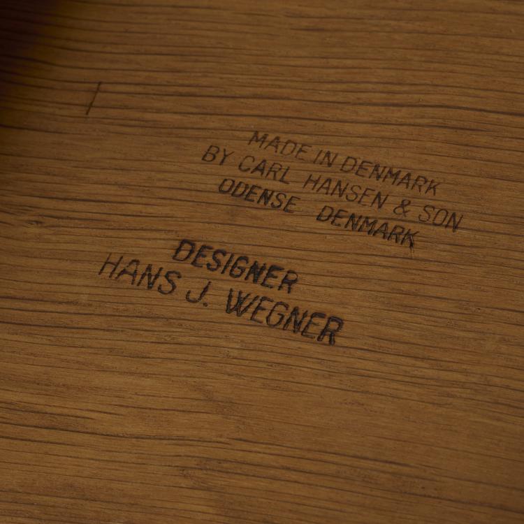 Bild 1 zu Objekt, 'CH 29 Sawbuck chair', c. 1950, Hans J. Wegner, Carl Hansen & Son, Odense, 174B 586