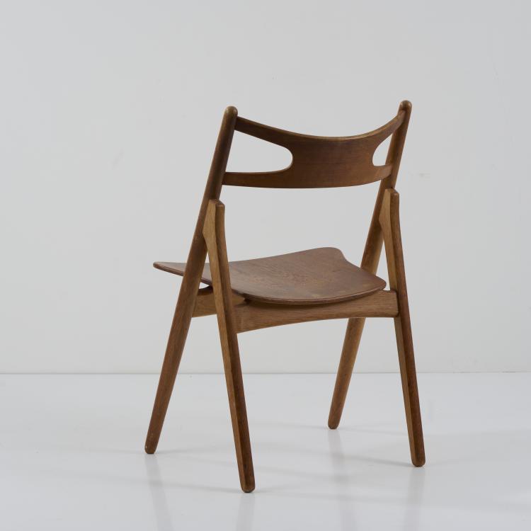 Bild 3 zu Objekt, 'CH 29 Sawbuck chair', c. 1950, Hans J. Wegner, Carl Hansen & Son, Odense, 174B 586