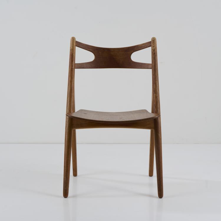 Bild 5 zu Objekt, 'CH 29 Sawbuck chair', c. 1950, Hans J. Wegner, Carl Hansen & Son, Odense, 174B 586