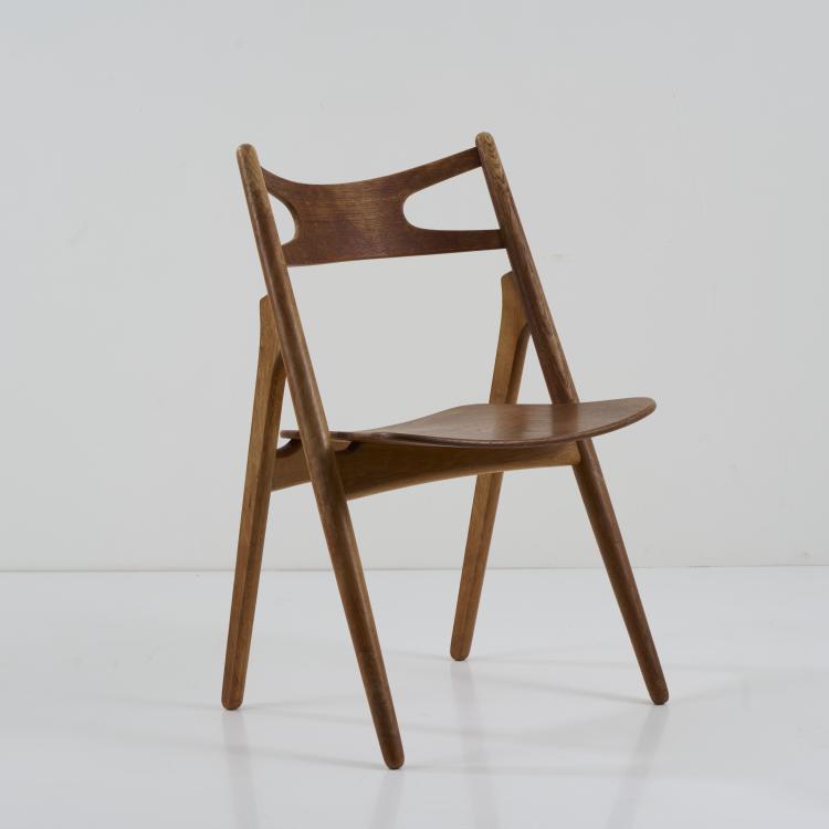 Bild 7 zu Objekt, 'CH 29 Sawbuck chair', c. 1950, Hans J. Wegner, Carl Hansen & Son, Odense, 174B 586