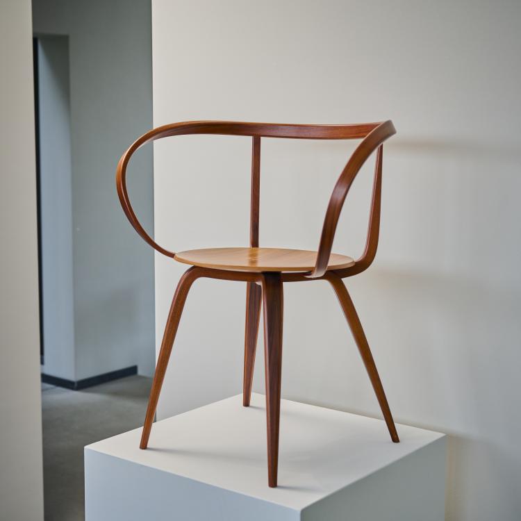 Hauptbild zu Objekt, Armlehnstuhl 'Pretzel Chair', 1952 (Entwurf), George Nelson, Vitra, Birsfelden, 175A 46
