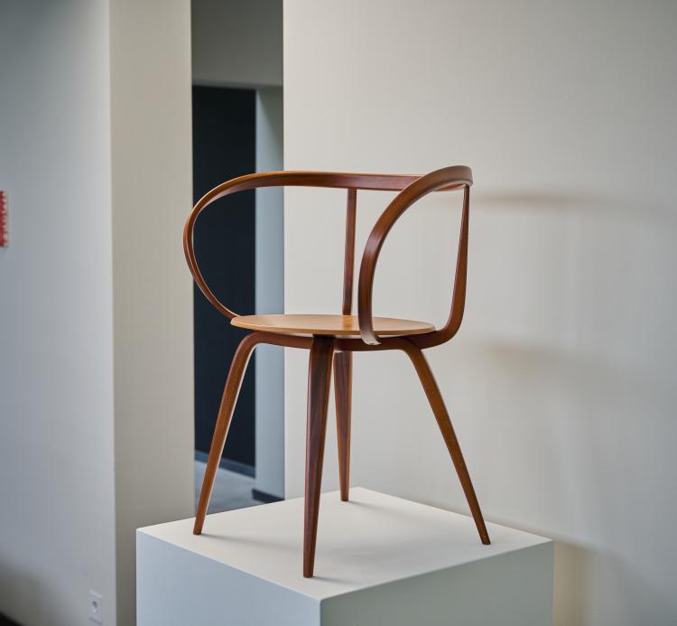 Bild 1 zu Objekt, Armlehnstuhl 'Pretzel Chair', 1952 (Entwurf), George Nelson, Vitra, Birsfelden, 175A 46
