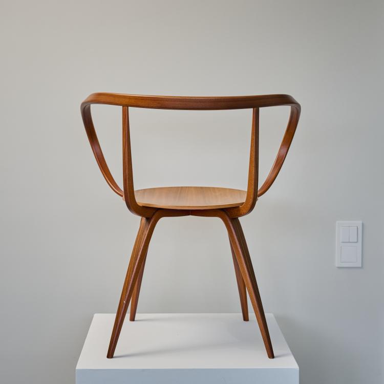 Bild 4 zu Objekt, Armlehnstuhl 'Pretzel Chair', 1952 (Entwurf), George Nelson, Vitra, Birsfelden, 175A 46