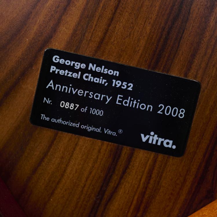 Bild 7 zu Objekt, Armlehnstuhl 'Pretzel Chair', 1952 (Entwurf), George Nelson, Vitra, Birsfelden, 175A 46