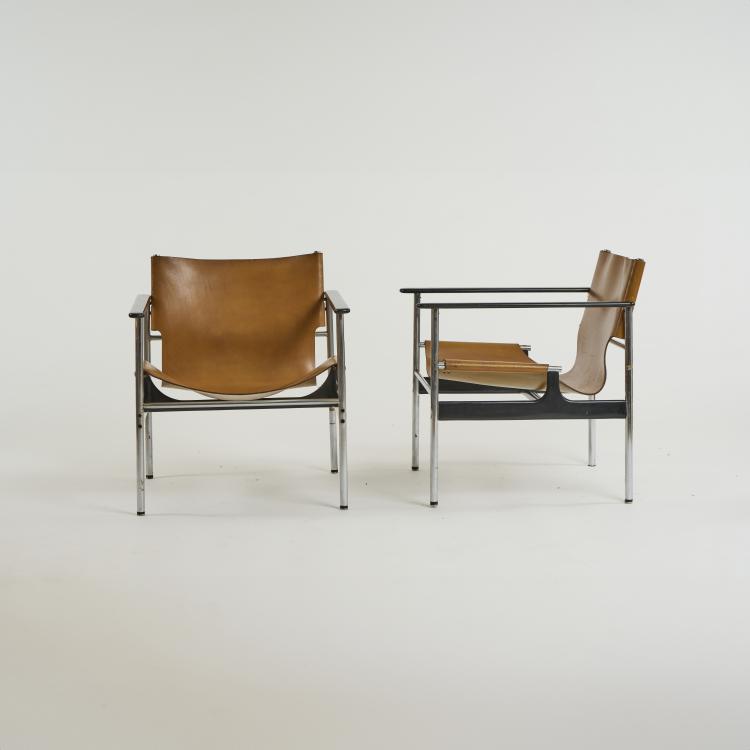 Bild 2 zu Objekt, Two '657' - 'Sling' armchairs, 1960 (design), Charles Pollock, Knoll International, New York, 175A 43