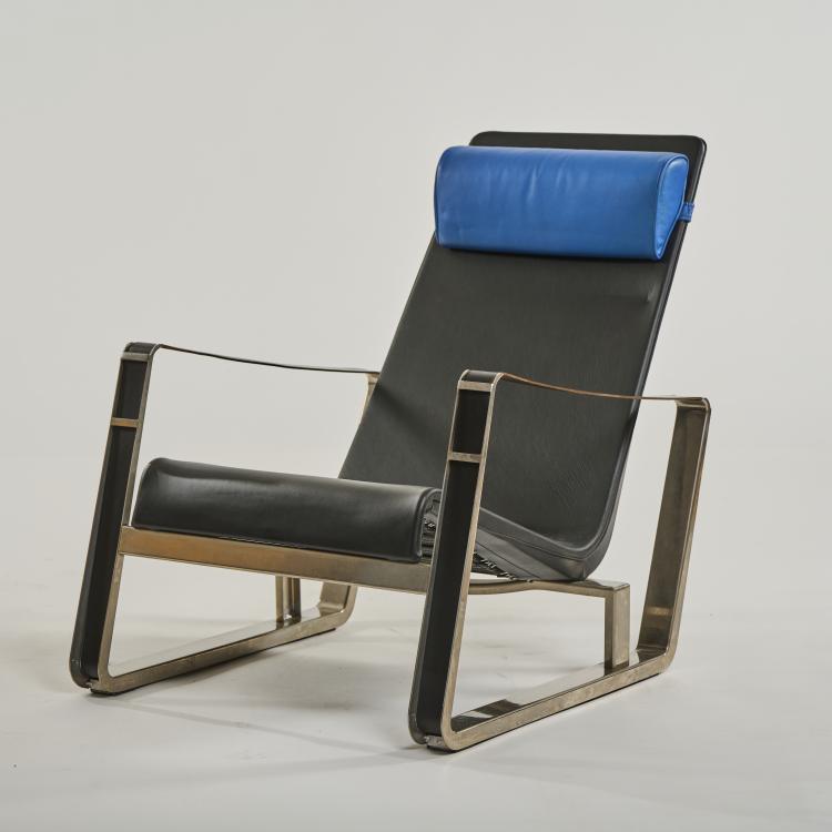 Hauptbild zu Objekt, 'Fauteuil Metallique - Cit&eacute; Universitaire - D81', 1927 (design), Jean Prouv&eacute;, Tecta, Lauenf&ouml;rde, 175A 18
