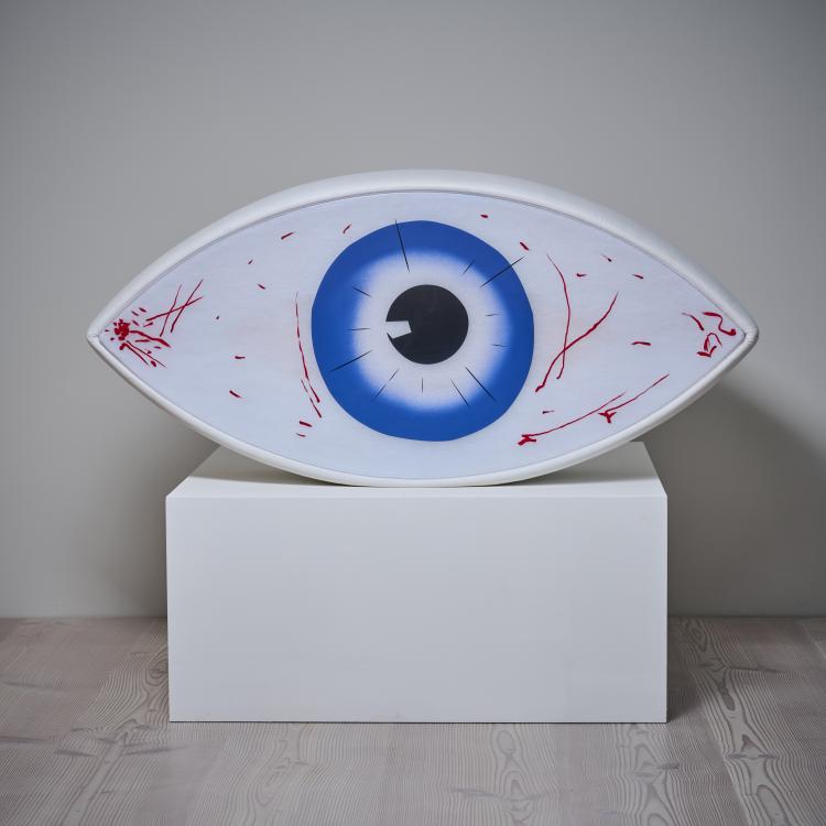 Hauptbild zu Objekt, 'Le Temoin' (Eye) seating object, 1971 (design), Man Ray, Gavina, Mailand, 175A 69