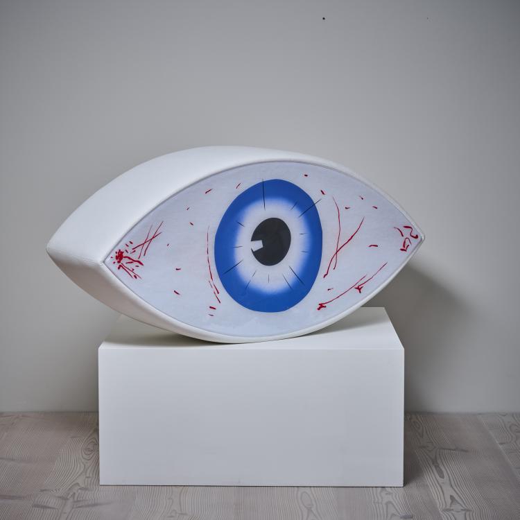 Bild 1 zu Objekt, 'Le Temoin' (Eye) seating object, 1971 (design), Man Ray, Gavina, Mailand, 175A 69