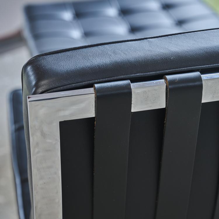 Bild 9 zu Objekt, 'Barcelona' easy chair with footstool, 1929 (design), Ludwig Mies van der Rohe, Knoll International, New York, 175A 14