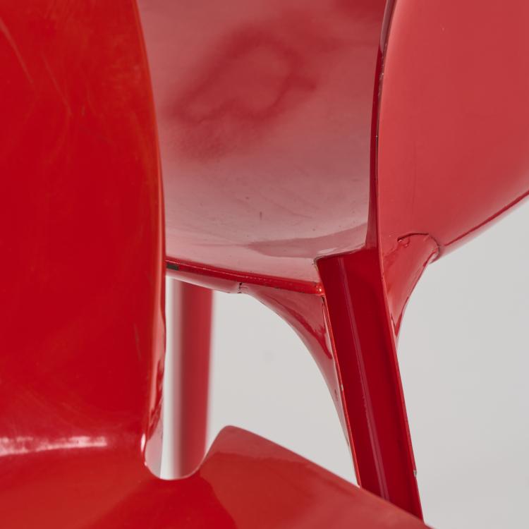 Bild 4 zu Objekt, Two 'Lambda' chairs, 1963, Marco Zanuso, Gavina, Mailand, 174B 665