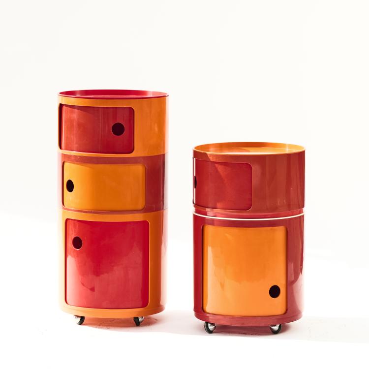 Bild 1 zu Objekt, Five storage containers - models '4953', '4955', '4956', 1969, Anna Castelli Ferrieri, Kartell, Noviglio, 174B 694