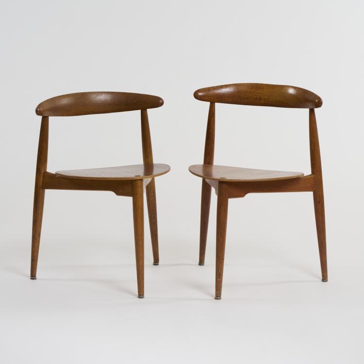 Bild 2 zu Objekt, Four 'FH 4103' chairs, 1952 (design), Hans J. Wegner, Hansen, Fritz, Kopenhagen, 175A 40
