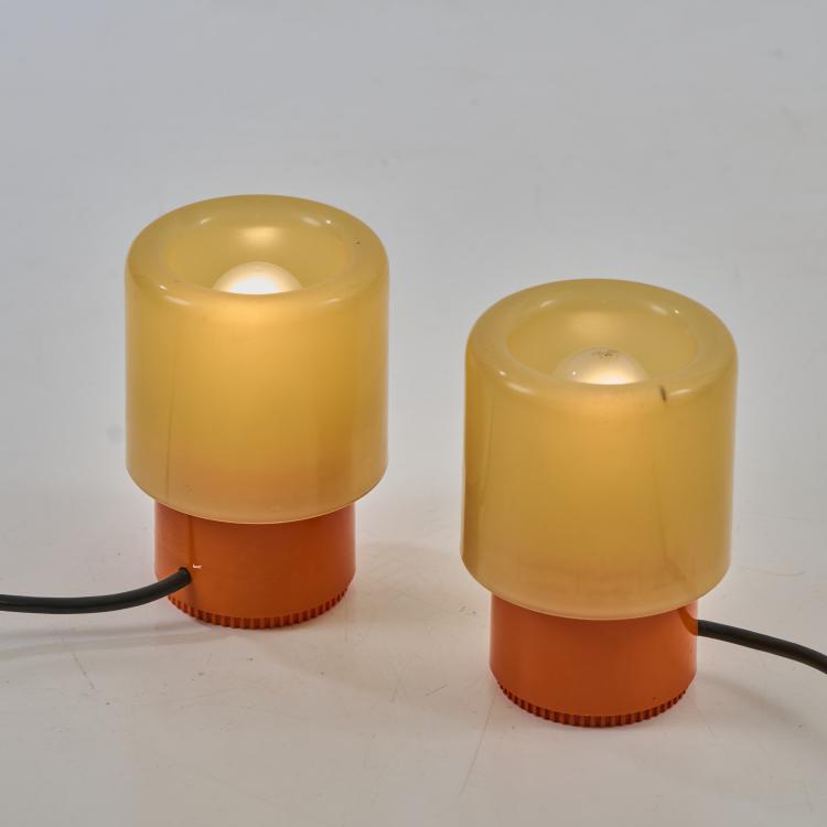 Bild 1 zu Objekt, Two 'Tic Tac' table lights, 1970, Giotto Stoppino, Kartell, Noviglio, 174B 703
