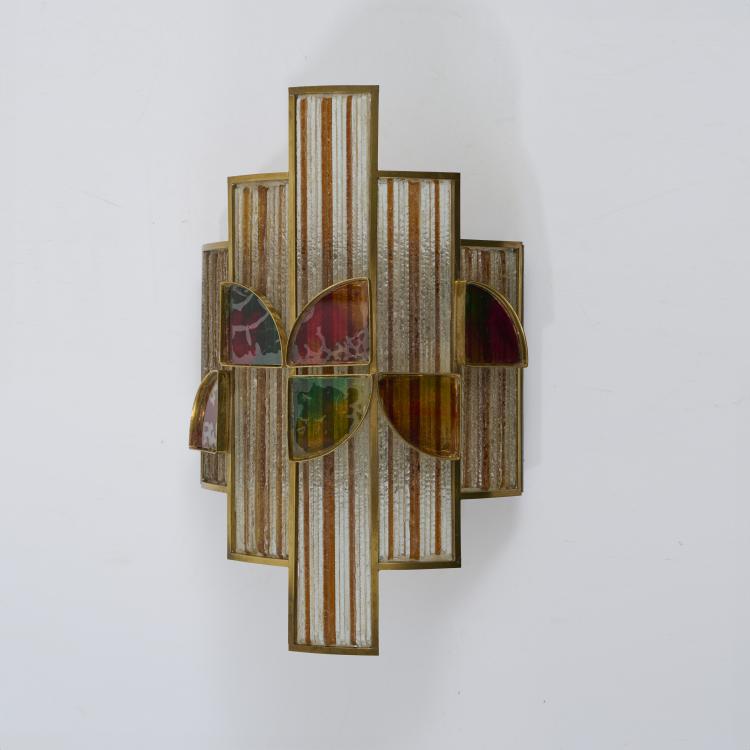 Hauptbild zu Objekt, Wandleuchte, 1960er Jahre, Albano Poli, Poliarte, Verona, 174B 690