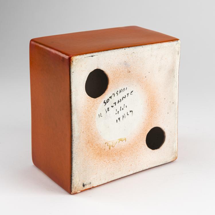 Bild 1 zu Objekt, Ashtray from the 'Ceramiche a colaggio' series, 1962/63, Ettore Sottsass, Il Sestante, Mailand, 174B 458