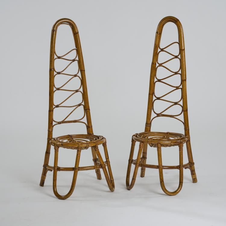 Hauptbild zu Objekt, Zwei St&uuml;hle, 1950er Jahre, Italien / Italy, 174B 605