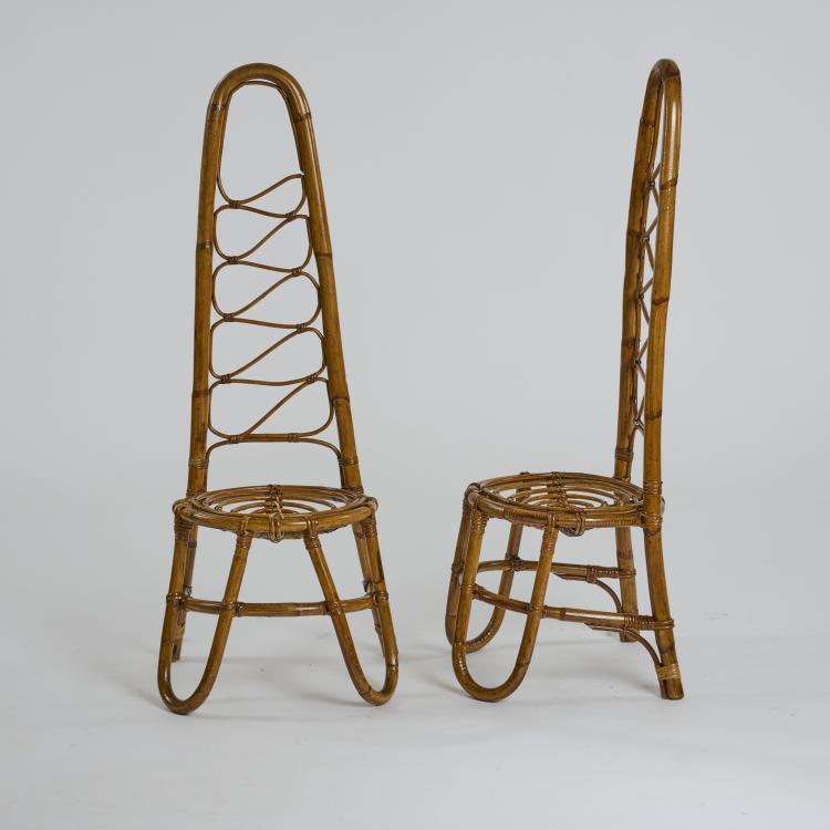 Bild 1 zu Objekt, Zwei St&uuml;hle, 1950er Jahre, Italien / Italy, 174B 605