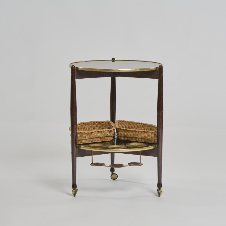 Hauptbild zu Objekt, Serving / liquor cart, c. 1957 (design), Reguitti, Fratelli, Agnosine, 175B 239